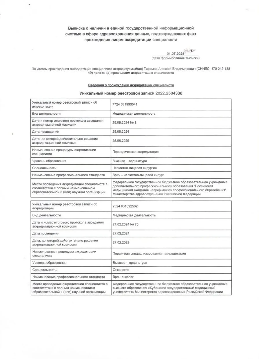 Cертификат